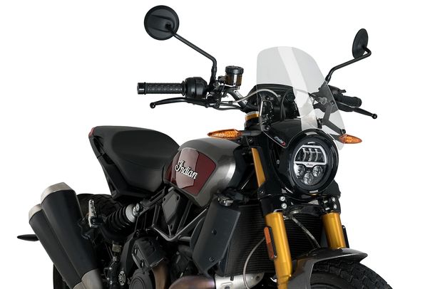 Windschild Puig New Generation Sport 335 x 313 mm mit ABE für Indian FTR 1200 Rally, FTR 1200, FTR 1200S Bj. 2019 - 2022