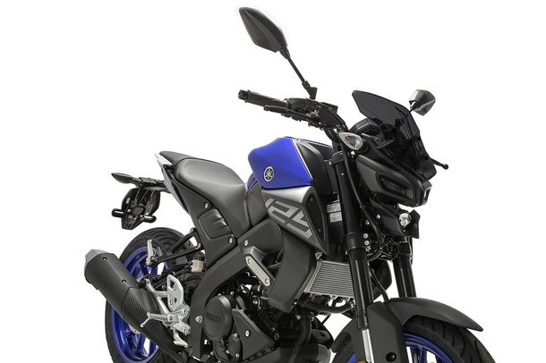 Windschild Puig New Generation Sport 303 x 270 mm mit ABE für Yamaha MT-125 Bj. 2020 - 2026