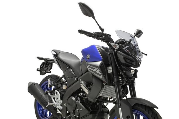 Windschild Puig New Generation Sport 303 x 270 mm mit ABE für Yamaha MT-125 Bj. 2020 - 2026