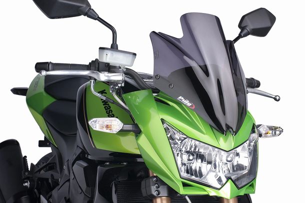 Windschild Puig New Generation Sport mit ABE für Kawasaki Z750, Z750R Bj. 2007 - 2012