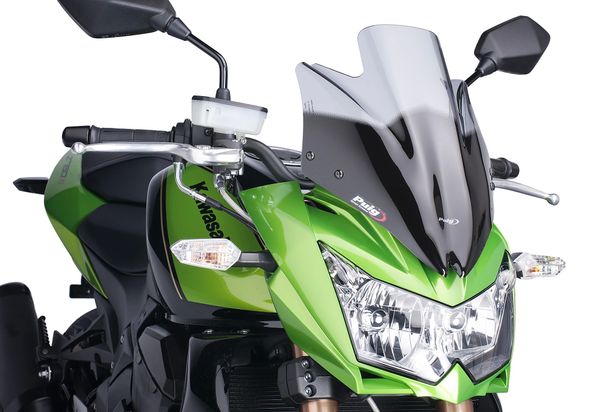 Windschild Puig New Generation Sport mit ABE für Kawasaki Z750, Z750R Bj. 2007 - 2012