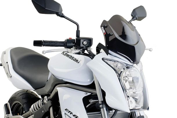 Windschild Puig New Generation Sport mit ABE für Kawasaki ER-6N Bj. 2009 - 2011