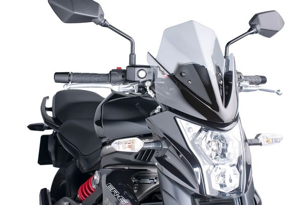 Windschild Puig New Generation Sport mit ABE für Kawasaki ER-6N Bj. 2012 - 2016