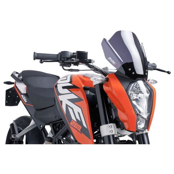 Windschild Puig New Generation Sport mit ABE für KTM 125 Duke, 390 Duke, 200 Duke Bj. 2011 - 2016