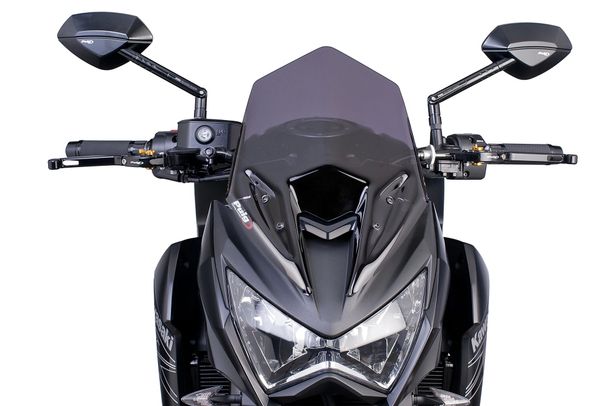 Windschild Puig New Generation Sport mit ABE für Kawasaki Z800, Z800E Bj. 2013 - 2016