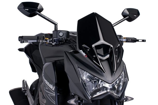 Windschild Puig New Generation Sport mit ABE für Kawasaki Z800, Z800E Bj. 2013 - 2016