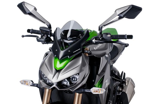 Windschild Puig New Generation Sport mit ABE für Kawasaki Z1000, Z1000R, Z1000R Edition, Z1000R Performance, Z1000 SE Bj. 2014 - 2020