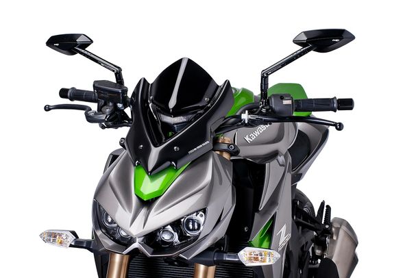 Windschild Puig New Generation Sport mit ABE für Kawasaki Z1000, Z1000R, Z1000R Edition, Z1000R Performance, Z1000 SE Bj. 2014 - 2020