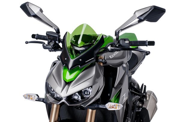 Windschild Puig New Generation Sport mit ABE für Kawasaki Z1000, Z1000R, Z1000R Edition, Z1000R Performance, Z1000 SE Bj. 2014 - 2020