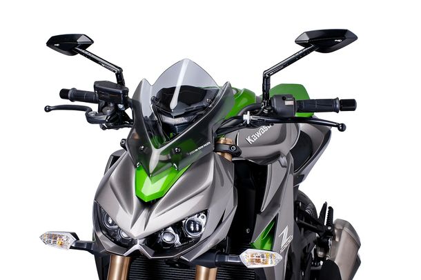 Windschild Puig New Generation Sport mit ABE für Kawasaki Z1000, Z1000R, Z1000R Edition, Z1000R Performance, Z1000 SE Bj. 2014 - 2020