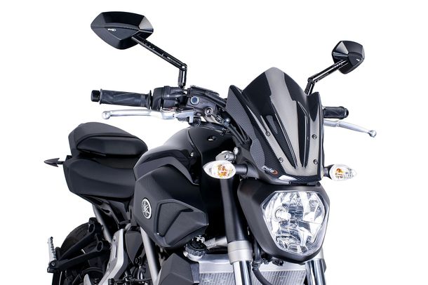 Windschild Puig New Generation Sport mit ABE für Yamaha MT-07 Moto Cage, MT-07, MT-07 ABS Bj. 2014 - 2017