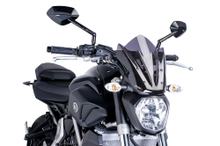 Puig New Generation Sport windscreen with ABE for Yamaha MT-07 Moto Cage, MT-07, MT-07 ABS year 2014 - 2017