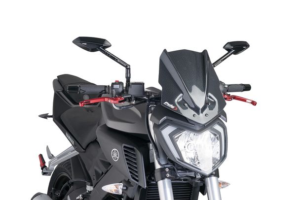 Windschild Puig New Generation Sport mit ABE für Yamaha MT-125 (Bj. 2014 - 2019)