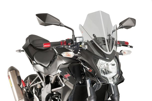 Windschild Puig New Generation Sport mit ABE für Kawasaki Z250SL Bj. 2015 - 2016
