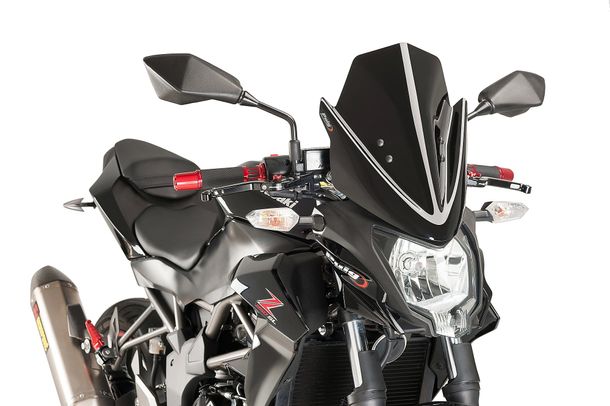 Windschild Puig New Generation Sport mit ABE für Kawasaki Z250SL Bj. 2015 - 2016