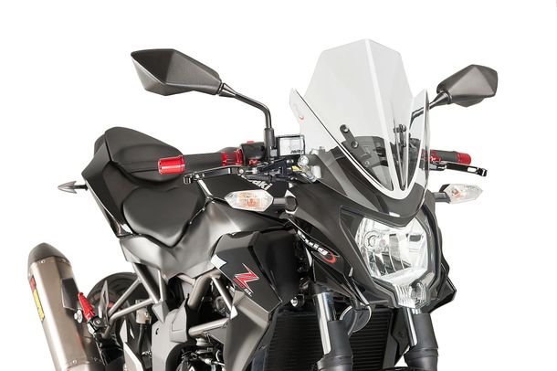 Windschild Puig New Generation Sport mit ABE für Kawasaki Z250SL Bj. 2015 - 2016