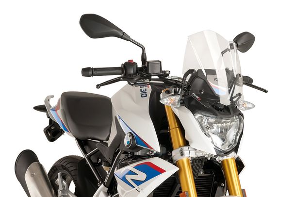 Windschild Puig New Generation Sport mit ABE für BMW G310R Bj. 2016 - 2026