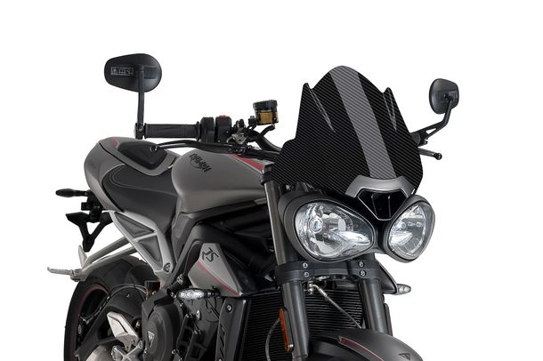 Windschild Puig New Generation Sport mit ABE für Triumph SPEED TRIPLE 1050 S, SPEED TRIPLE 1050 R, u.a. (Bj. 2016 - 2021)