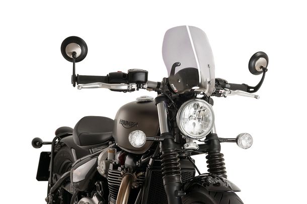 Windschild Puig New Generation Sport mit ABE für Triumph Bonneville Bobber Bj. 2017 - 2020