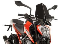 Windschild Puig New Generation Sport mit ABE für KTM 125 Duke, 390 Duke Bj. 2017 - 2023