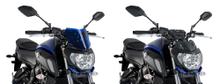 Windschild Puig New Generation Sport 230 x 235 mm mit ABE für Yamaha MT-07 Bj. 2018 - 2020