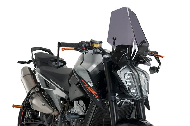 Windschild Puig New Generation Sport 415 x 330 mm mit ABE für KTM 790 Duke, 890 Duke R, 890 Duke GP, 890 Duke, 890 Duke L Bj. 2018 - 2026