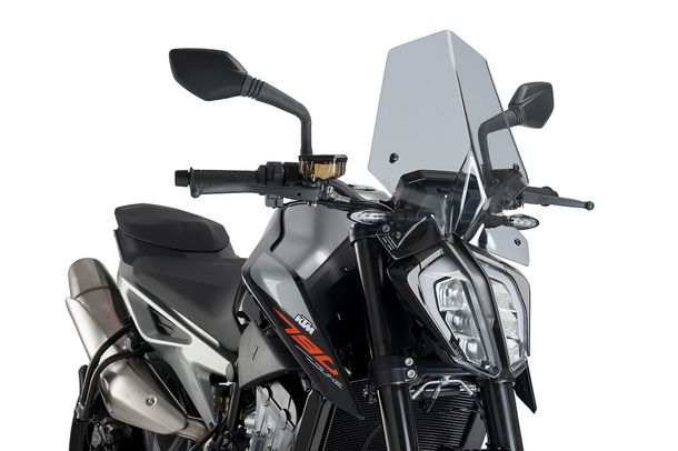 Windschild Puig New Generation Sport 415 x 330 mm mit ABE für KTM 790 Duke, 890 Duke R, 890 Duke GP, 890 Duke, 890 Duke L Bj. 2018 - 2026
