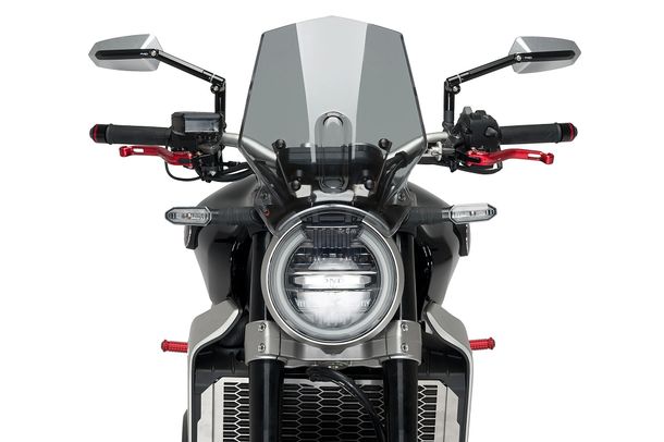Windschild Puig New Generation Sport 348 x 290 mm mit ABE für Honda CB650R NEO Sports Cafe, CB1000R NEO Sports Cafe Bj. 2018 - 2023