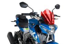 Windschild Puig New Generation Sport 295 x 250 mm mit ABE für Suzuki GSX-S125 Bj. 2017 - 2021