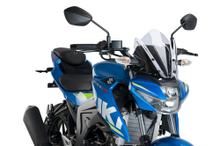 Windschild Puig New Generation Sport 295 x 250 mm mit ABE für Suzuki GSX-S125 Bj. 2017 - 2021
