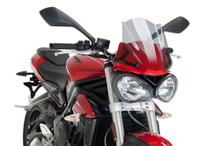 Windschild Puig New Generation Sport 310 x 330 mm mit ABE für Triumph Street Triple 765 S, Street Triple 660 S Bj. 2018 - 2019