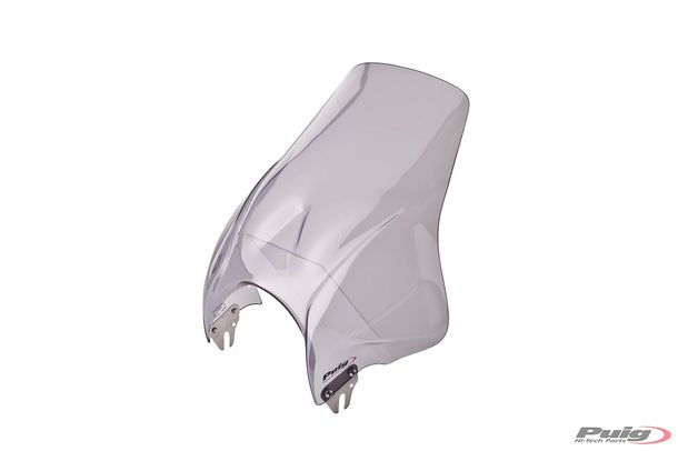 Para-brisa Puig Plus com homologação ABE para Triumph Bonneville T100, Honda CBF250, Suzuki GN250, Kawasaki W800, Yamaha SR500, Cagiva Raptor 125, Moto Guzzi V7 III Stone 750, Royal Enfield Continental GT 650