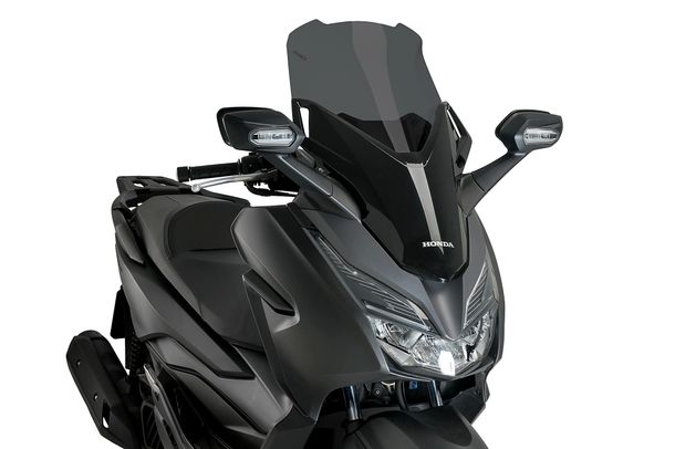 Windschild Puig V-Tech Line Sport-Scheibe 415 x 395 mm mit ABE für Honda Forza 300, Forza 125 Bj. 2018 - 2020