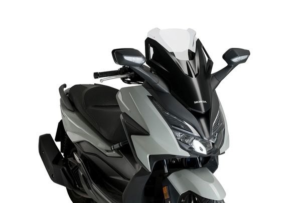 Windschild Puig V-Tech Line Sport-Scheibe 420 x 380 mm mit ABE für Honda Forza 125, Forza 350 Bj. 2021 - 2026