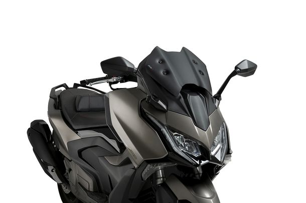 Windschild Puig V-Tech Line Sport-Scheibe 365 x 385 mm mit ABE für Kymco AK550 Premium Bj. 2024 - 2026