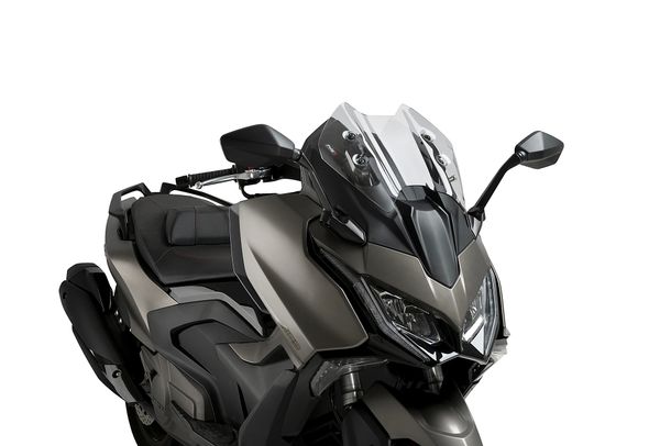 Windschild Puig V-Tech Line Sport-Scheibe 365 x 385 mm mit ABE für Kymco AK550 Premium Bj. 2024 - 2026