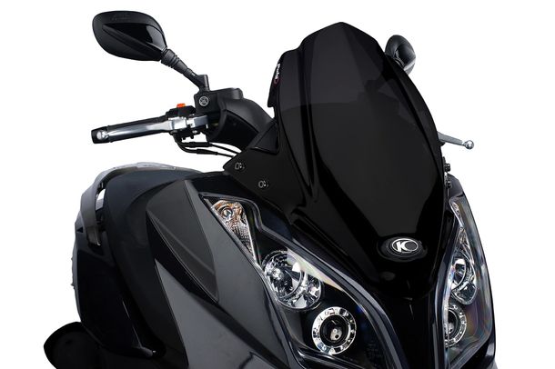 Windschild Puig V-Tech Line Sport-Scheibe mit ABE für Kymco Downtown 300i, Downtown 300I ABS, Superdink 125i Bj. 2009 - 2023