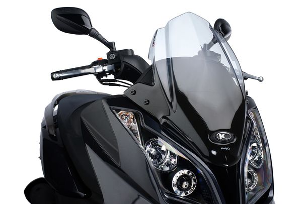 Windschild Puig V-Tech Line Sport-Scheibe mit ABE für Kymco Downtown 300i, Downtown 300I ABS, Superdink 125i Bj. 2009 - 2023