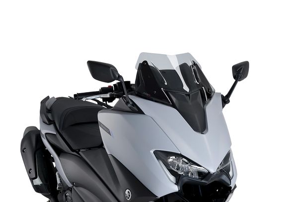 Windschild Puig V-Tech Line Sport-Scheibe mit ABE für Yamaha T-MAX 530, T-MAX 530 DX, T-MAX 530 SX, T-MAX 560 Bj. 2017 - 2021