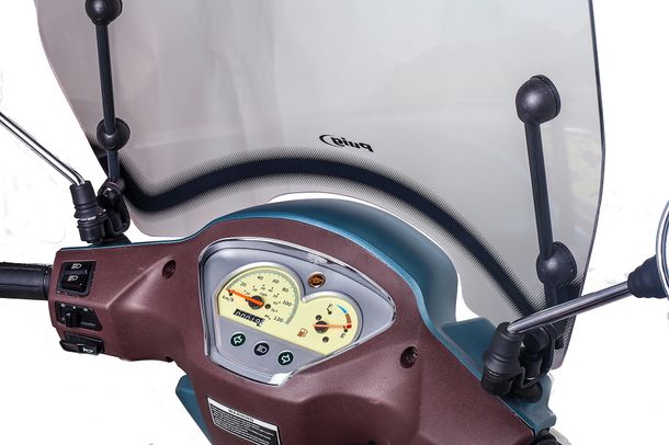 Windschild Puig T.S.-Scheibe für Keeway ZAHARA 50 4T E2, ZAHARA 125 4T AC E4, ZAHARA 50 4T E4, u.a. (Bj. 2014 - 2025)
