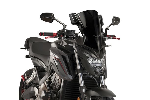 Windschild Puig Rafale mit ABE für Honda CB600F Hornet, CB900F Hornet, CB1300, u.a. u.a. (Bj. 1992 - 2026)
