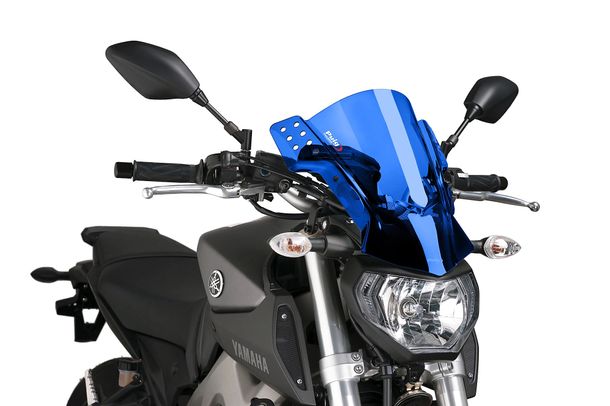 Windschild Puig Rafale für Yamaha MT-09 STREET RALLY, MT-09 SPORT TRACKER, MT-09, u.a. (Bj. 2013 - 2024)