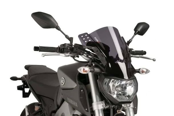 Windschild Puig Rafale für Yamaha MT-09 Street Rally, MT-09 Sport Tracker, MT-09, u.a. (Bj. 2013 - 2024)
