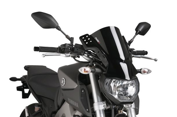 Windschild Puig Rafale mit ABE für Yamaha MT-07, MT-09 Street Rally, MT-09 Sport Tracker, MT-09 Bj. 2013 - 2024
