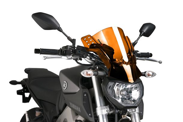 Windschild Puig Rafale mit ABE für Yamaha MT-07, MT-09 Street Rally, MT-09 Sport Tracker, MT-09 Bj. 2013 - 2024