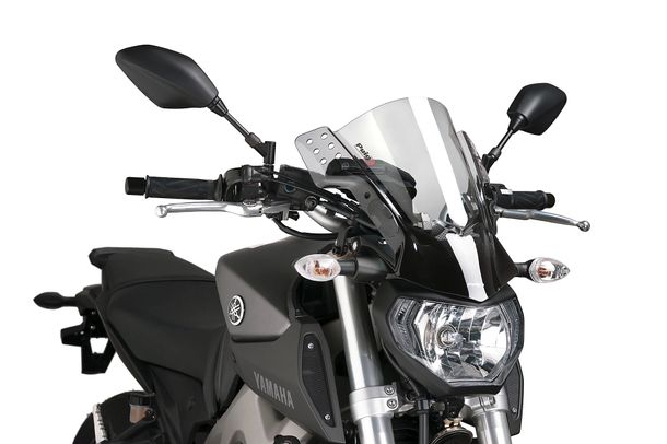 Windschild Puig Rafale mit ABE für Yamaha MT-07, MT-09 Street Rally, MT-09 Sport Tracker, MT-09 Bj. 2013 - 2024