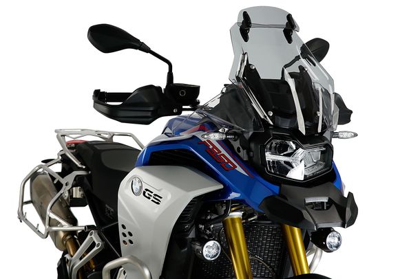 Windschild Puig Touringscheibe mit Visier 410 x 365 mm mit ABE für Bmw F850GS, F750GS, F850GS ADVENTURE (Bj. 2018 - 2024)