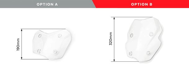 Windschild Puig Touringscheibe mit Visier 410 x 365 mm für Bmw F850GS, F750GS, F850GS ADVENTURE, F800GS (Bj. 2018 - 2026)