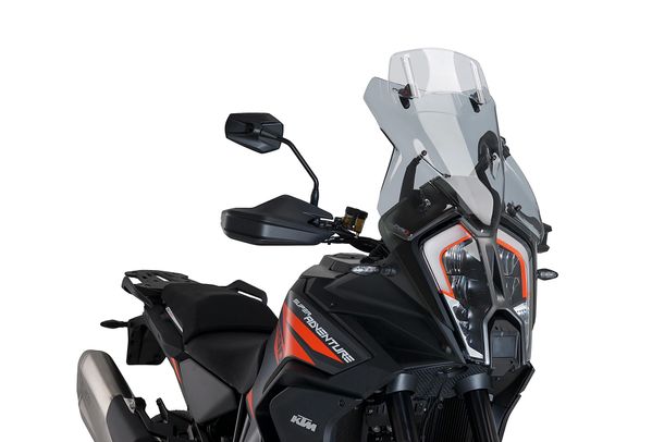 Windschild Puig Touringscheibe mit Visier 440 x 465 mm mit ABE für Ktm 1290 SUPER ADVENTURE R, 1290 SUPER ADVENTURE S (Bj. 2021 - 2025)