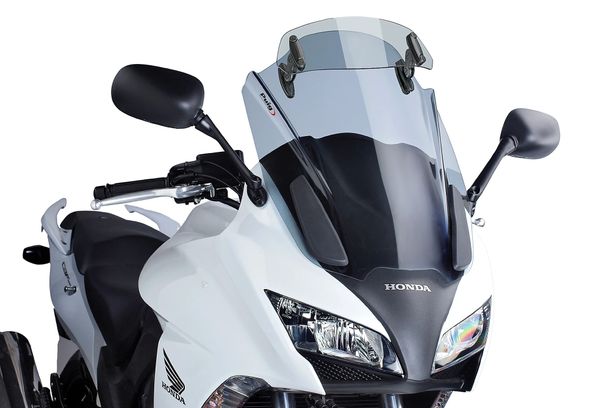 Windschild Puig Touringscheibe mit Visier 470 x 340 mm mit ABE für Honda CBF1000F (Bj. 2010 - 2016)